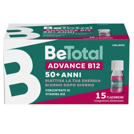 Be-Total Advance B12 15 Flaconcini - Integratore Contro la Stanchezza Be-Total Advance B12 15 Flaconcini - Integratore Contro la Stanchezza