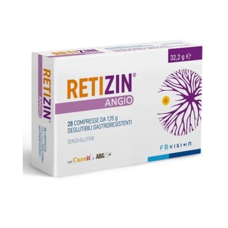 Retizin Angio Integratore per il Benessere della vista 28 compresse gastroresistenti Retizin Angio Integratore per il Benessere della vista 28 compresse gastroresistenti