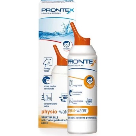Prontex Physio-Water Soluzione Ipertonica Spray Nasale Adulti 100 ml Prontex Physio-Water Soluzione Ipertonica Spray Nasale Adulti 100 ml