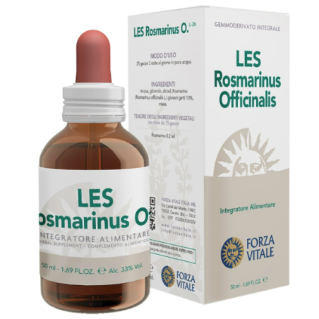 Forza Vitale Les Rosmarinus Officinalis gocce 50 ml Forza Vitale Les Rosmarinus Officinalis gocce 50 ml