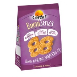 Cereal Buoni Al Grano Saraceno biscotti senza glutine zuccheri lievito 200 g