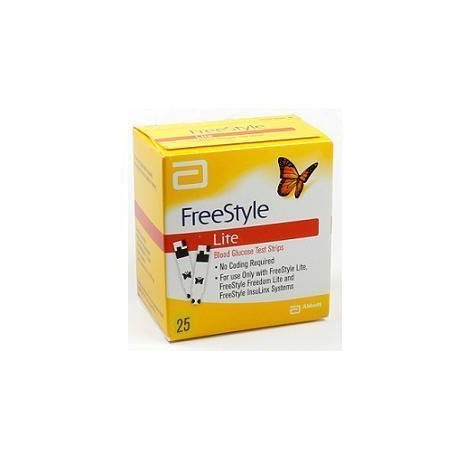 Freestyle Lite 25 strisce reattive per la misurazione della glicemia