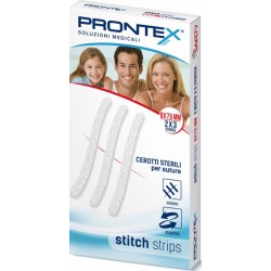 Prontex Stitch Strips cerotti per protezione delle ferite 6 x 75 mm 10 pezzi