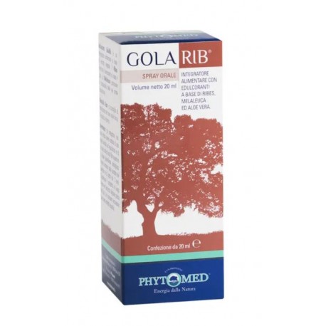 Golarib integratore spray per la gola a base di ribes melaleuca aloe 20 ml