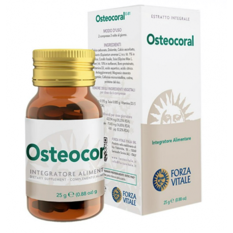 Forza Vitale Osteocoral 60 compresse - Integratore per le ossa