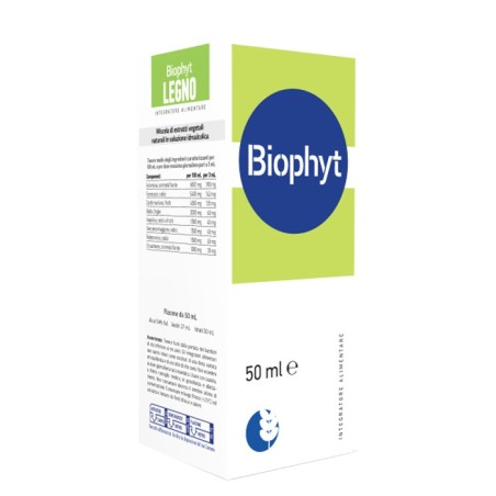 Biophyt Legno soluzione idroalcolica per funzionalità epatica 50 ml Biophyt Legno soluzione idroalcolica per funzionalità epatica 50 ml