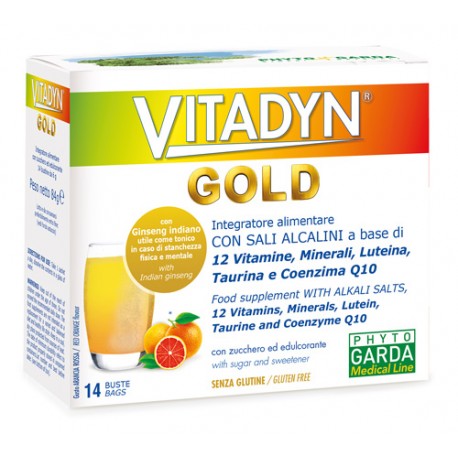 Named Vitadyn Gold integratore senza glutine con ginseng 14 bustine
