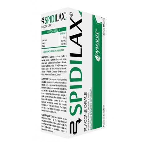 Spidilax integratore con lattulosio per accelerazione del transito intestinale 300 ml Spidilax integratore con lattulosio per accelerazione del transito intestinale 300 ml