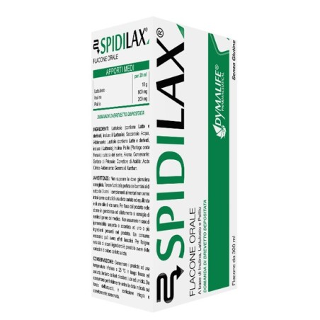 Spidilax integratore con lattulosio per accelerazione del transito intestinale 300 ml Spidilax integratore con lattulosio per accelerazione del transito intestinale 300 ml