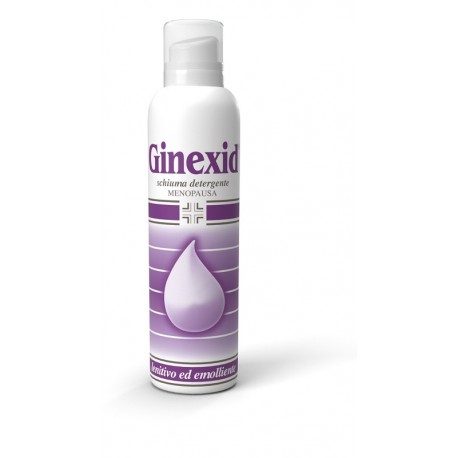 Ginexid Schiuma Detergente intimo lenitivo per la donna in menopausa 150 ml