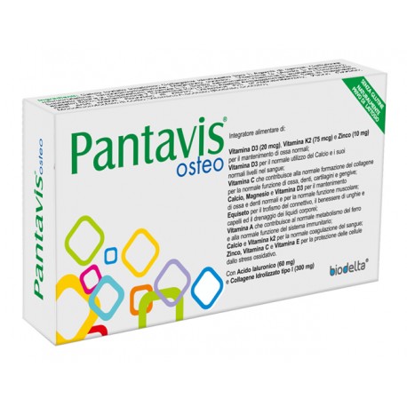 Pantavis Osteo integratore per il benessere delle ossa 30 compresse