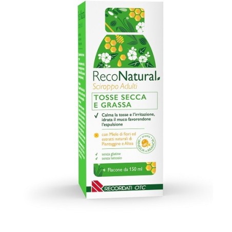 Reconatural Sciroppo Adulti calmante per tosse secca e grassa 150 ml Reconatural Sciroppo Adulti calmante per tosse secca e grassa 150 ml