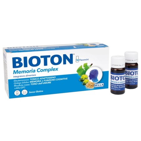 Bioton Memoria Complex integratore per supportare le funzioni cognitive 14 flaconcini da 10 ml Bioton Memoria Complex integratore per supportare le funzioni cognitive 14 flaconcini da 10 ml