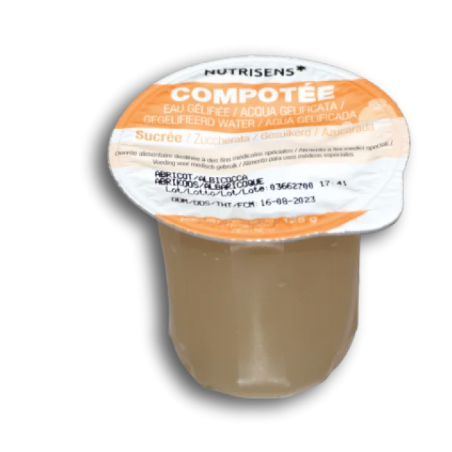 Nutrisens Acqua gel zuccherata per idratazione in caso di disfagia gusto albicocca 12 x 125 ml Nutrisens Acqua gel zuccherata per idratazione in caso di disfagia gusto albicocca 12 x 125 ml
