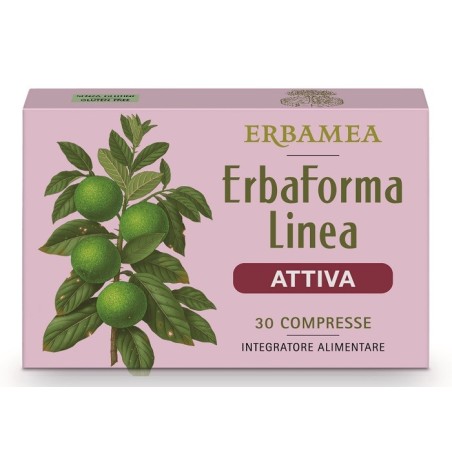 Erbaforma Linea Attiva 30 Compresse: integratore per il metabolismo e benessere del peso, con arancio