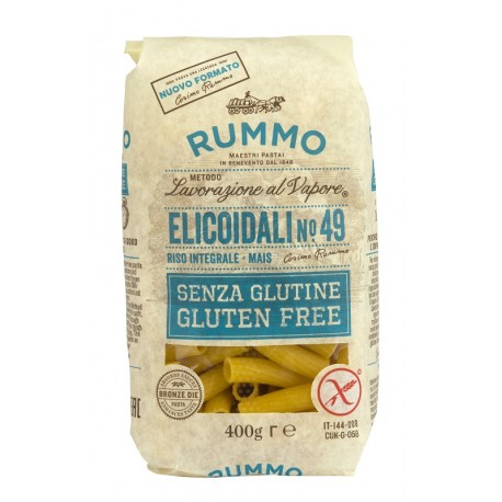 Rummo Elicoidali N49 pasta di riso integrale e mais senza glutine 400 g