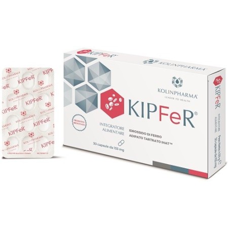 Kolinpharma Kipfer integratore vegano a base di idrossido di ferro 30 capsule Kolinpharma Kipfer integratore vegano a base di idrossido di ferro 30 capsule