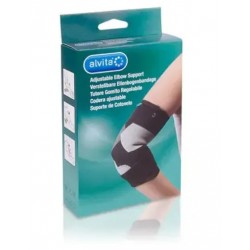 Alvita Tutore per gomito regolabile per infortunio e dolori cronici taglia 3