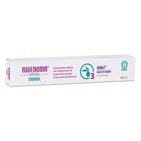 Erbagil Rigenoma Idrogel Erbagil per lesioni necrotiche e scarsamente deterse 100 ml