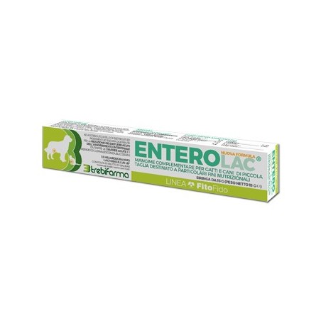 Trebifarma Enterolac integratore per disturbi intestinali di cani e gatti pasta 15 g Trebifarma Enterolac integratore per disturbi intestinali di cani e gatti pasta 15 g