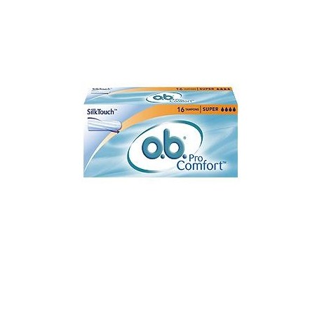O.B. Pro Comfort Super Assorbenti Interni per Flusso Intenso 16 Pezzi O.B. Pro Comfort Super Assorbenti Interni per Flusso Intenso 16 Pezzi