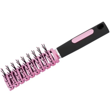 Beautytime Spazzola per capelli areata a spilli radi colore rosa Beautytime Spazzola per capelli areata a spilli radi colore rosa