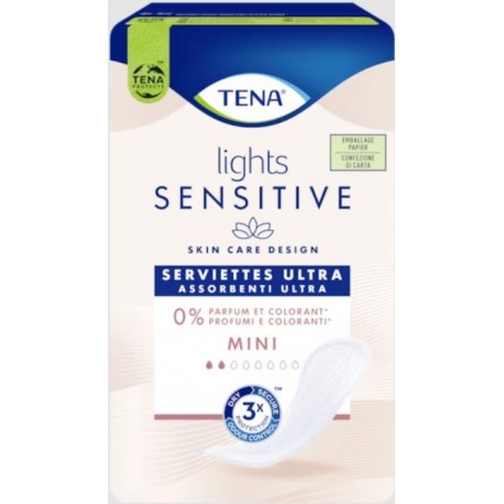 Tena Lady Lights Sensitive Ultra Pad Mini assorbenti per piccole perdite 20 pezzi