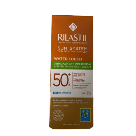 Rilastil Sun System Water Touch Matt COLOR spf 50+ - Protezione solare viso pelle mista e grassa 50 ml Rilastil Sun System Water Touch Matt COLOR spf 50+ - Protezione solare viso pelle mista e grassa 50 ml