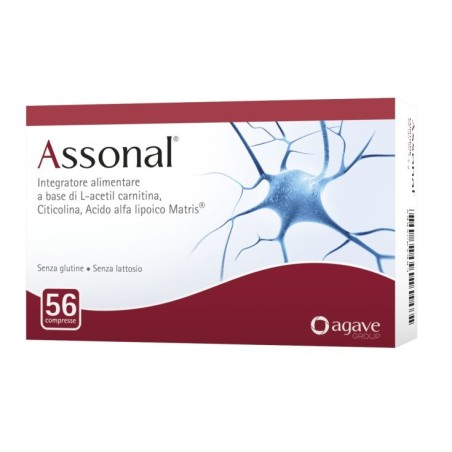 Assonal Integratore per Neuropatie e Metabolismo Energetico 56 compresse Assonal Integratore per Neuropatie e Metabolismo Energetico 56 compresse