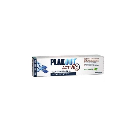 Plakout Active Dentifricio gel antiplacca antibatterico 0,20% 75 ml
