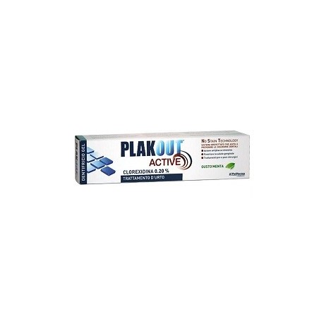 Plakout Active Dentifricio gel antiplacca antibatterico 0,20% 75 ml Plakout Active Dentifricio gel antiplacca antibatterico 0,20% 75 ml