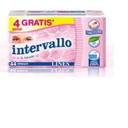 Lines Intervallo Sensitive Salvaslip ripiegati 100% naturali 40 pezzi