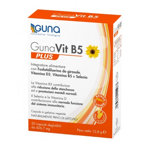 Gunavit B5 Plus integratore per stanchezza e prestazioni mentali 30 capsule