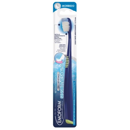 Emoform Spazzolino Sensibilità e Smalto setole morbide con punta arrotondata 1 pezzo Emoform Spazzolino Sensibilità e Smalto setole morbide con punta arrotondata 1 pezzo