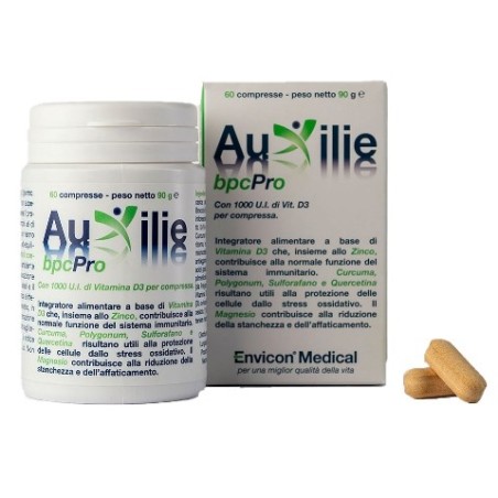 Envicon Medical Auxilie Bp integratore per sistema immunitario 30 compresse Envicon Medical Auxilie Bp integratore per sistema immunitario 30 compresse