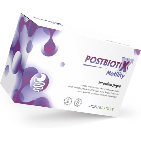 Postbiotica Postbiotix Motility integratore per transito intestinale 14 stickpack Postbiotica Postbiotix Motility integratore per transito intestinale 14 stickpack