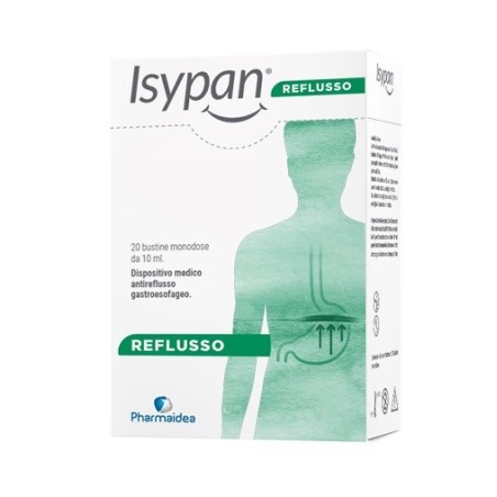 Pharmaidea Isypan Reflusso sospensione orale per contrastare i sintomi da reflusso gastroesofageo 20 bustine Pharmaidea Isypan Reflusso sospensione orale per contrastare i sintomi da reflusso gastroesofageo 20 bustine