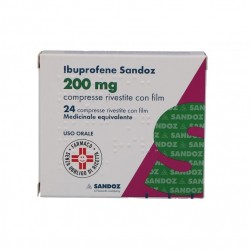 Ibuprofene Sandoz 200 mg 24 compresse rivestite con film