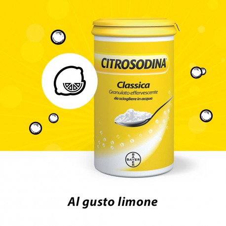 Citrosodina Classica Granulato Effervescente Digestivo al Limone 150 g