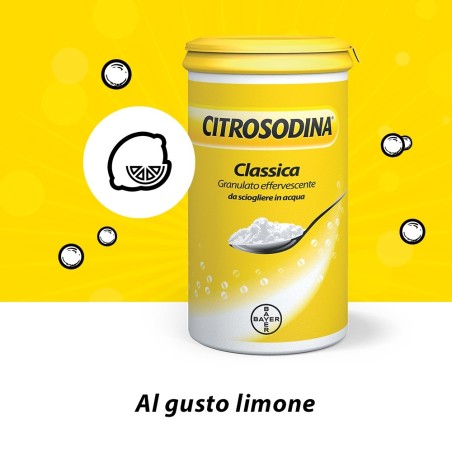 Citrosodina Classica Granulato Effervescente Digestivo al Limone 150 g