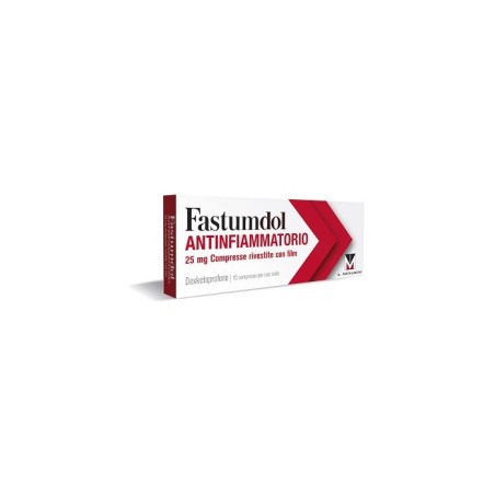 Fastumdol Antinfiammatorio 25 mg 10 compresse rivestite con film Fastumdol Antinfiammatorio 25 mg 10 compresse rivestite con film