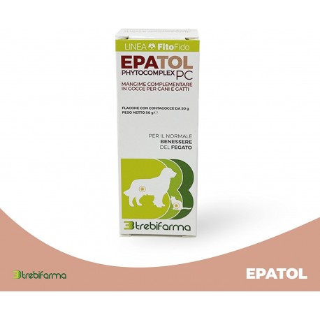 Epatol Phytocomplex PC Integratore Depurativo per Fegato di Cani e Gatti 50g