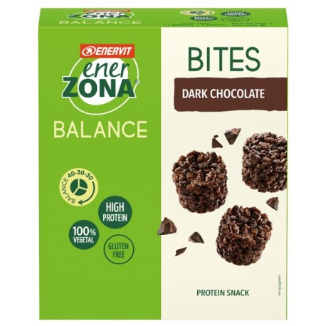 Enervit Enerzona Minirock Noir Cioccolato Fondente snack ad alto contenuto di proteine 5 x 24 g
