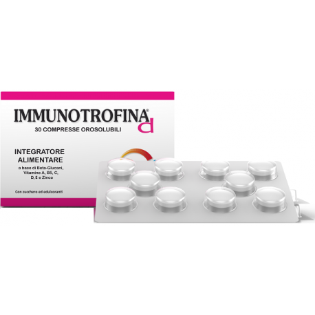 Immunotrofina D integratore per sistema immunitario e ossa 30 compresse orosolubili