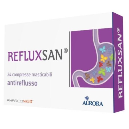 Refluxsan integratore antireflusso 24 compresse masticabili Refluxsan integratore antireflusso 24 compresse masticabili