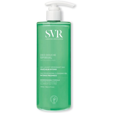 Spirial Deo Douche Gel detergente deodorante corpo freschezza intensa 400 ml Spirial Deo Douche Gel detergente deodorante corpo freschezza intensa 400 ml