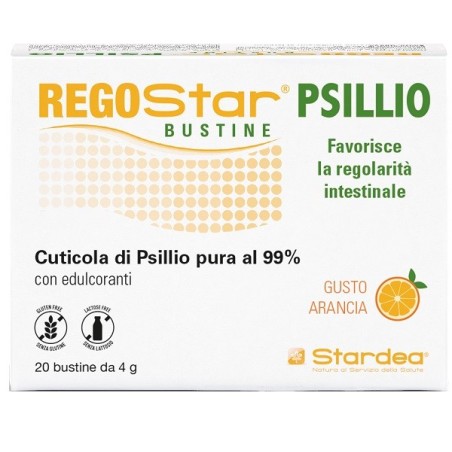 Stardea Regostar Psillio integratore per regolarità intestinale 20 bustine Stardea Regostar Psillio integratore per regolarità intestinale 20 bustine