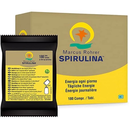 Marcus Rohrer Spirulina Integratore Azione di Sostegno e Ricostituente 180 compresse Marcus Rohrer Spirulina Integratore Azione di Sostegno e Ricostituente 180 compresse