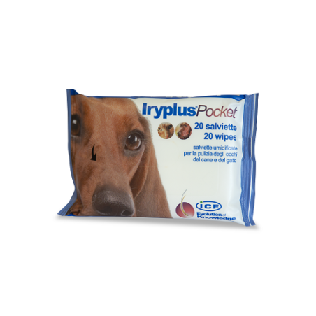 Iryplus Pocket 20 salviette umidificate per la pulizia degli occhi di cane e gatto 20 pezzi Iryplus Pocket 20 salviette umidificate per la pulizia degli occhi di cane e gatto 20 pezzi