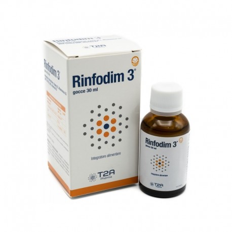 T2A Pharma Pharma Rinfodim 3 integratore per difese immunitarie vie respiratorie gocce 30 ml